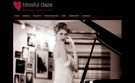 Website for Blissful Daze